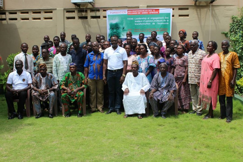 Formation des leaders d’opinions et responsables des villages de aimes de la zone sud sur le développement économique en milieu rural